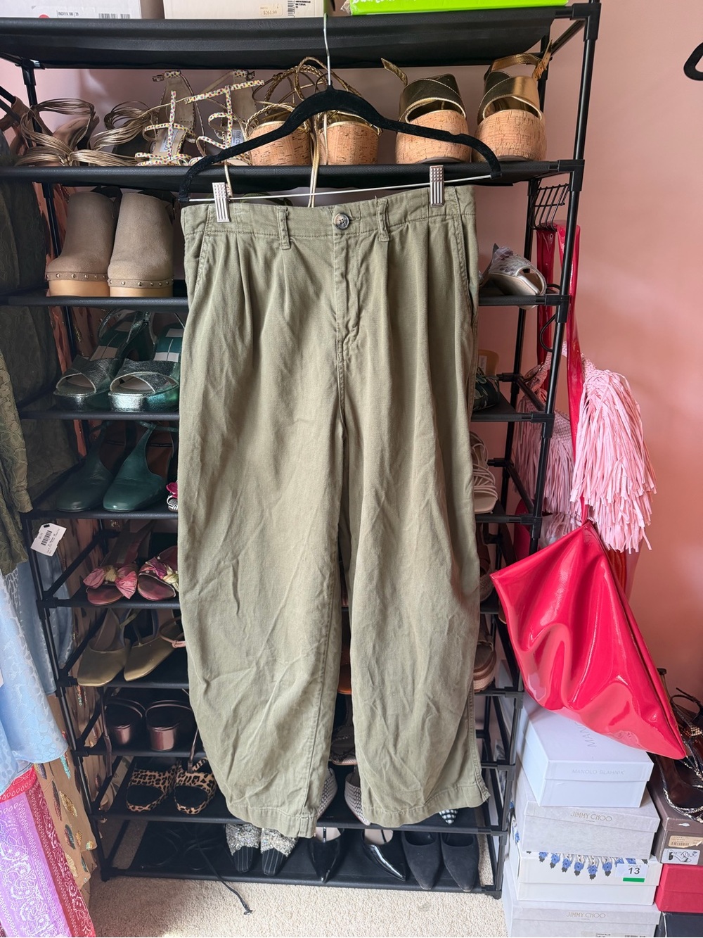 Free People Cargo Pants in Olive